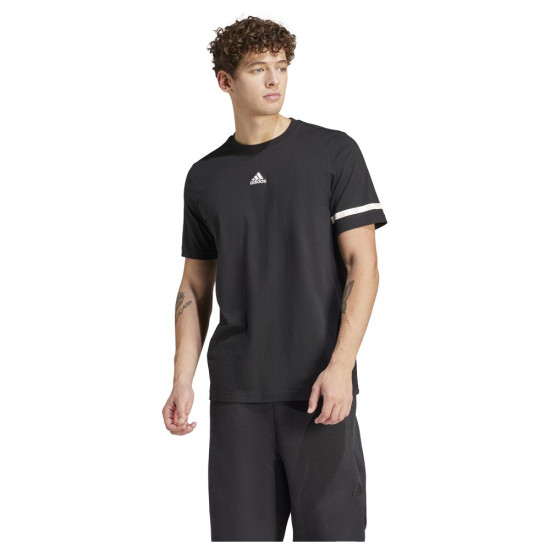Adidas Ανδρική κοντομάνικη μπλούζα M BL Collegiate SS Tee Adidas Ανδρική κοντομάνικη μπλούζα M BL Collegiate SS Tee